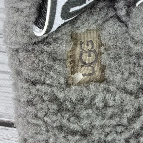 UGG Australia Fluff Yeah Women's Size 5 US Gray Slide Slingback Sandals - Picture 5 of 10